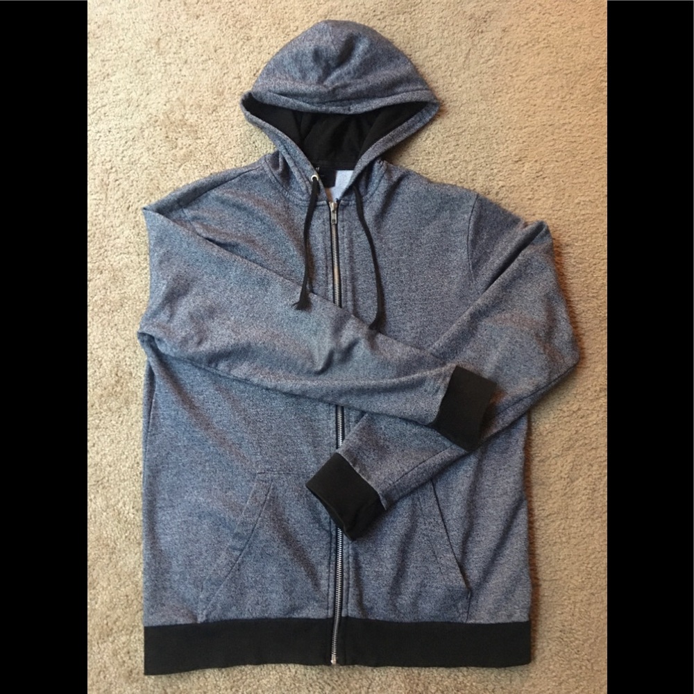 H&M Men’s Grey Hooded Jacket